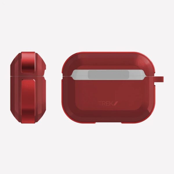 Raptic - Custodia Airpods Pro 1a + 2a generazione Trek Defence rosso - immagine 6