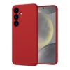 Samsung Galaxy S25 - Fondello sottile X-Level, custodia in silicone rosso