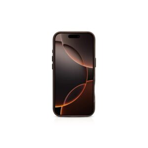 iPhone 16 Pro - Custodia iCarer Oil Wax Premium in vera pelle con Magsafe marrone scuro (WMI16240702-BN)
