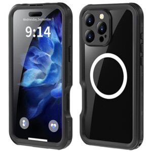 Apple iPhone 16 Pro Max - Redpepper IP68 Dot Series Étui étanche d'extérieur avec fonction MagSafe, noir